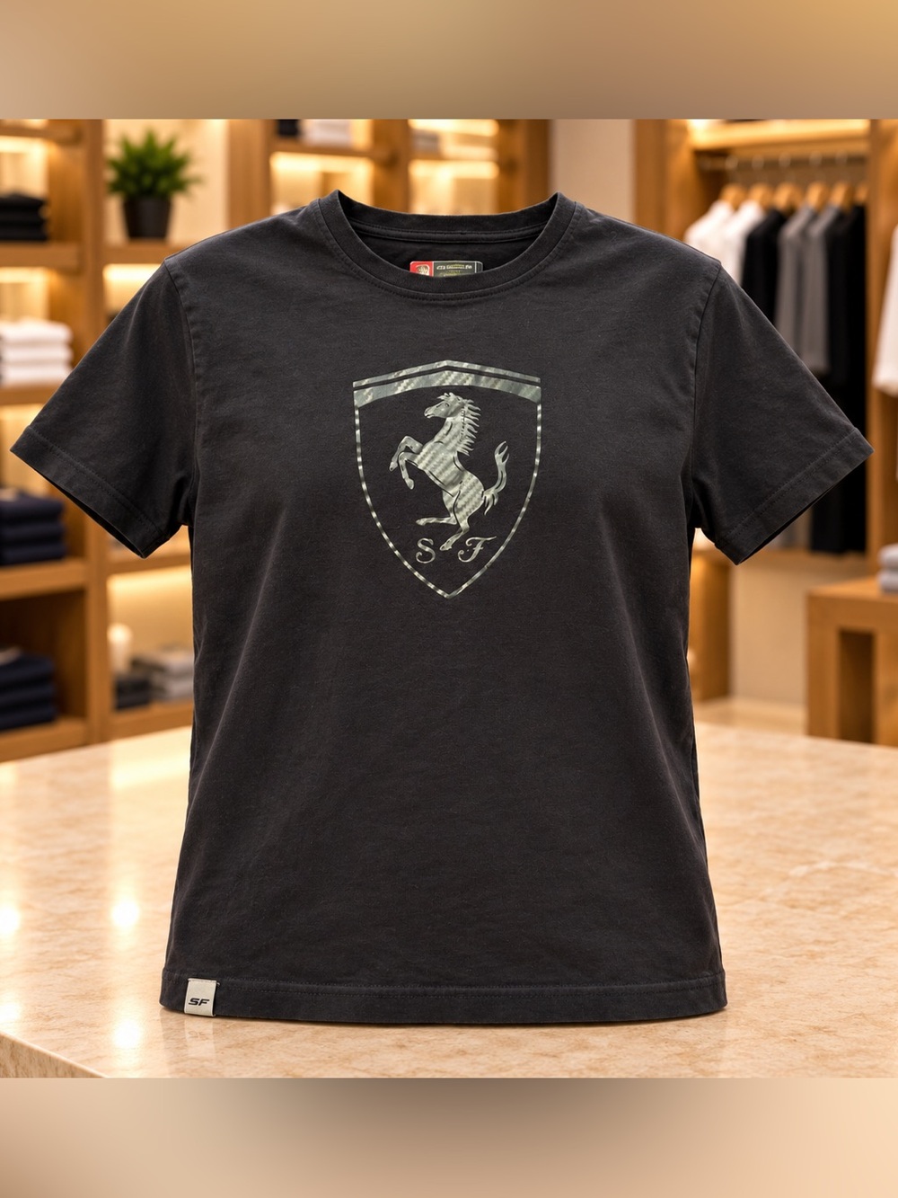 Scuderia Ferrari Fanwear Large Shield T-Shirt Men's Large